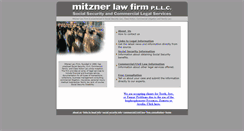 Desktop Screenshot of mitzner.com